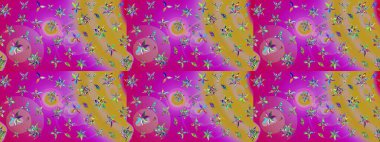 Çiçekli, yapraklı, çiçek desenli eskiz. El çizimi. Raster illüstrasyonu.