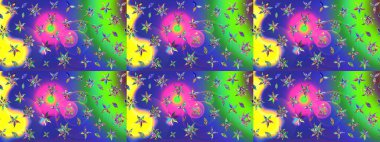 Yumuşak, mavi renkte bahar çiçekleri. Raster illüstrasyonu. Çiçekli yumuşak bir eskiz şekli. Raster çiçekleri klasik tarzda resmedilir..