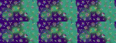 Suluboya çizim kalıbı. Moda baskısı. Eski model. Çiçeğin suluboya çizimlerinin mükemmel deseni. Dekorasyon ve tasarım için güzel desen.