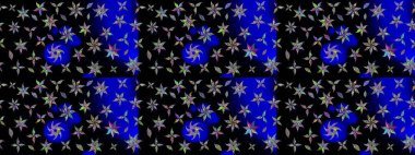 Çiçekli çizim şekli. Düz Çiçek Elementleri Tasarımı. Renkli Bahar Teması eskiz kalıbı. Siyah renkte çiçekler.