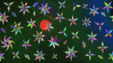 Paketleme, tekstil, duvar kâğıdı için çiçek eskizi. Yumuşak pamuk tasarımı. Klasik çiçek desenli. Yumuşak fayans. Raster taze dokusu.