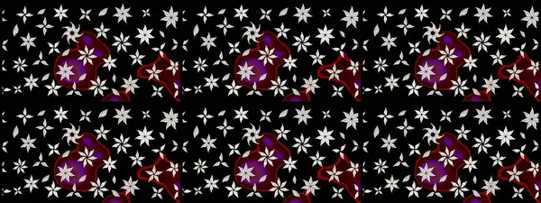 Raster Hip kumaş deseni. Eskiz Vintage Çiçek Deseni.