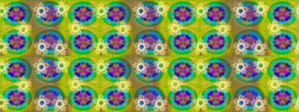 Kış kar taneleri, raster arka plan. Yüzey için tekrarlanan doku, ambalaj kağıdı, yeşil, sarı ve mavi renkli kar tanesi.