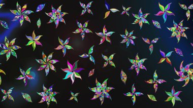 Klasik çiçek desenli. Paketleme, tekstil, duvar kâğıdı için çiçek eskizi. Yumuşak fayans. Raster 'ın taze dokusu. Yumuşak pamuk tasarımı.