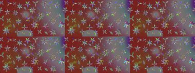 Eskiz Vintage Çiçek Deseni. Raster Kalça dokusu deseni.