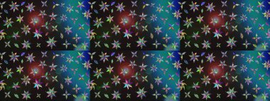 Raster illüstrasyonu. Küçük çiçekteki sevimli çiçek deseni. Tony 'nin kumaş kalıbını çiz. Modaya uygun kumaş deseni.