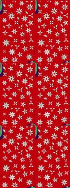 Klasik çiçek desenli. Raster 'ın taze dokusu. Yumuşak pamuk tasarımı. Paketleme, tekstil, duvar kâğıdı için çiçek eskizi. Yumuşak kiremit.