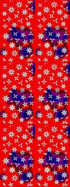 Raster güzel bir çiçek deseni çizmiş. Nazik romantik baskı. Kırmızı renkte çiçekler. Bahar mevsimi. Tatil havası..