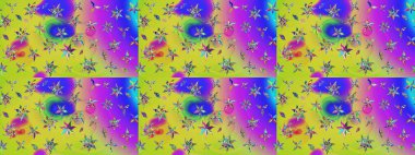 Elle çizilmiş sonbahar çiçeği deseni. Renkli menekşe çizim deseni. Doodle tarzı. Tekstil ve kapak tasarımı için mükemmel. Mor renkte çiçekler.