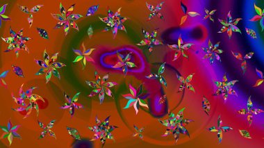 Küçük kahverengi çiçeklerdeki oldukça eski bir besin torbası deseni. Tekstil, kumaş, kapaklar, duvar kağıtları, baskı, paket, koleksiyon defteri, örgü, dekupaj için çiçek arkaplanı..