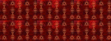 Farklı kar taneleri toplayıcısı, kırmızı, kahverengi ve siyah renklerde kış elementleri. Raster Noel soyut renkli arkaplan ve tatlı kar tanesi.