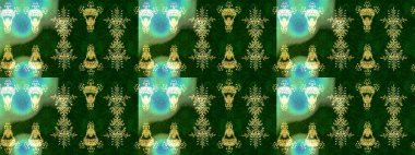 Geleneksel klasik süs. Arabesk ile klasik model. Arabesk ve çiçekli doğu raster desenleri.