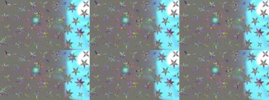 Renkli Bahar Teması eskiz kalıbı. Düz Çiçek Elementleri Tasarımı. Gri renkli çiçekler. Sevimli çiçek raster deseni.