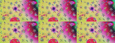 Güzel kumaş deseni. Hoş bir çiçek geçmişi var. Raster illüstrasyonu. Küçük çiçekte çizim deseni.