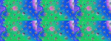 Çizim raster deseni. Güzel kumaş deseni. Çiçek arka planı.