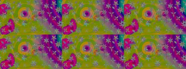 Tatil havası. Bahar mevsimi. Raster güzel bir çiçek deseni çizmiş. Nazik romantik baskı.