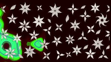 Raster çiçek izi. Raster Yumuşak kumaş deseni. Klasik taslak çizimi. Çiçekli siyah çizim deseni.