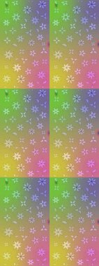 Raster güzel bir çiçek deseni çizmiş. Bahar mevsimi. Tatil havası. Nazik romantik baskı.