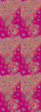 Eskiz modeli etnik tasarım. Çiçekleri, deniz kabukları, mandalaları ve suluboya efektleriyle donanma geçmişi. Yatak çarşafları, ceket, paket tasarımı, kumaş ve moda kavramları için tekstil baskısı.