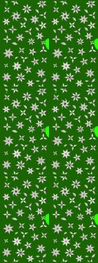 Soyut etnik raster çizim kalıbı. Kabile sanatı boho baskısı, klasik çiçek arkaplanı. Arkaplan dokusu, duvar kağıdı, yeşil renkli çiçek teması.