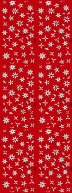 Küçük çiçekteki sevimli çiçek deseni. Kırmızı renkte çiçekler.