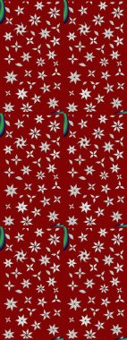 Hoş bir çiçek geçmişi var. Küçük bir çiçekte eskiz deseni. Raster illüstrasyonu. Güzel kumaş deseni.