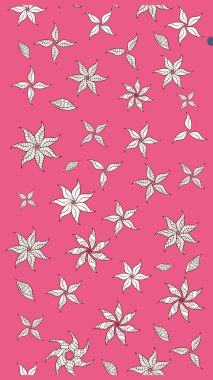 Pembe üzerine çiçekler. Eskiz arkaplan modeli. Suluboya, elle çizilmiş. Raster stoku.