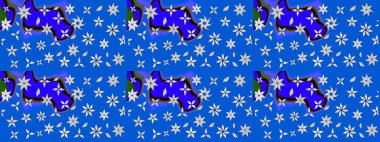 -Mavi çiçekler. Çiçek arkaplan. Raster deseni. Çiçek kompozisyonu. Küçük çiçekte güzel bir desen var. Doğa. Çiçek kolajı.