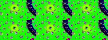 Renkli Bahar Teması eskiz kalıbı. Eskiz klasiği. Düz Çiçek Elementleri Tasarımı. Raster Şirin kumaş deseni.