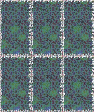 Mavi arka planda güzel renkli kelebekler. Çocuk için Raster Moda Kelebekleri duvar kağıdı. Çocuklar için kelebek çizim kalıbı.