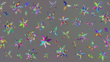 Çiçekli zambakların eskiz geçmişi. Parlak çiçekli kolaj çiçekleri gridir. Çiçek tasarımı için inanılmaz kolaj cennet tarzı..