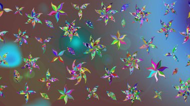 Of doodle elements. Hand drawn Raster illustration. Sketch flower pattern can be used for wallpaper, website background, wrapping paper, invitation, flyer, banner or website.