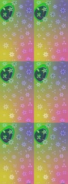 Çiçek tasarımı için inanılmaz bir kolaj cenneti tarzı. Çiçekli zambakların eskiz geçmişi. Çiçek açan parlak kolaj çiçeği nötr.