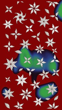 Raster illüstrasyonu. Küçük çaplı çiçeklerdeki basit şirin desenler. Tekstil veya kitap kapakları, imalat, duvar kağıtları, baskı, hediye paketi ve yapıştırma kitabı için çiçek eskiz geçmişi.