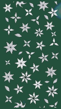 Raster illüstrasyonu. Karalama çiçeği. Zentangle soyut çiçekleri. Renkli Bahar Teması eskiz kalıbı. Düz Çiçek Elementleri Tasarımı. Şirin kumaş deseni.