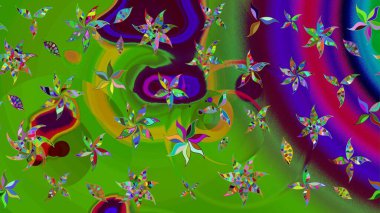 Moda baskısı. Suluboya desenli çiçek deseni. Çiçeğin suluboya çizimlerinin mükemmel deseni. Ton halinde. Dekorasyon ve tasarım için güzel desen.