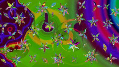 Ev dekoru. Paisley el çizimi elementler. Fantezi çiçekli eskiz deseni, doğal duvar kağıdı, çiçek desenli kıvrımlı illüstrasyon.