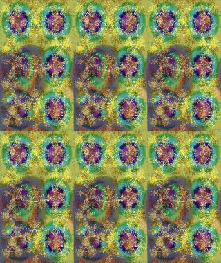 Arkaplanda soyut kar taneleri olan düz tasarım. Raster illüstrasyonu. Kar taneleri arka planda. Kar taneleri deseni. Kar tanesi süslemeli desen.