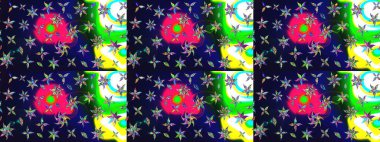 Ultraviyole kumaş deseni. Çizim kalıbı. Organik motif arka planı. Raster illüstrasyonu.