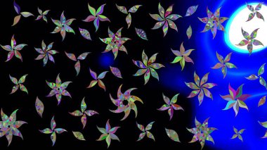 Çiçek deseni duvar kağıdı, desen dolguları ve web sayfası arka planı için kullanılabilir. Şekil verilmiş çiçeklerle eskiz deseni. Süslü zentangle çizim dokusu, soyut çiçeklerle süslenmiş..