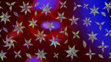 Yumuşak fayans. Klasik çiçek desenli. Yumuşak pamuk tasarımı. Paketleme, tekstil, duvar kâğıdı için çiçek eskizi. Raster taze dokusu.