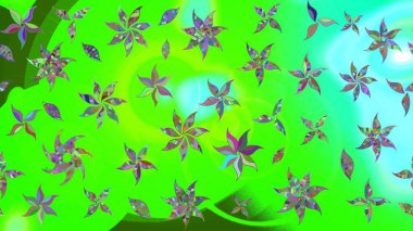 Suluboya etkisi. Raster deseni. Organik elementler. Botanik çizim deseni.