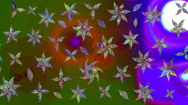 Etnik Mandala süsü. Raster Henna dövme stili. Tekstil, tebrik kartı, boyama kitabı, telefon kılıfı baskısı için kullanılabilir. Hint çiçekli desenli şal desenli..