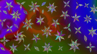 Yumuşak pamuk tasarımı. Klasik çiçek desenli. Paketleme, tekstil, duvar kâğıdı için çiçek eskizi. Yumuşak fayans. Raster taze dokusu.