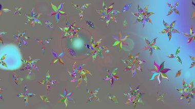 Bahar mevsimi. Raster güzel bir çiçek deseni çizmiş. Tatil havası. Nazik romantik baskı.