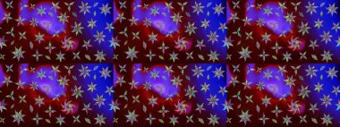 Raster illüstrasyonu. Çizim çiçek deseni duvar kâğıdı olarak kullanılabilir. Kahverengi renkte çiçekler.