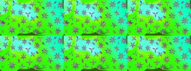 Raster Moda kumaş deseni. Çizgi çizimi kalıbı. Şirin çiçekler..