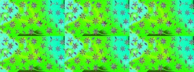 Çocuk stili. Düz Çiçek Elementleri Tasarımı. Çiçekli eskiz arkaplanı. Renkli Bahar Teması çizim şablonu.