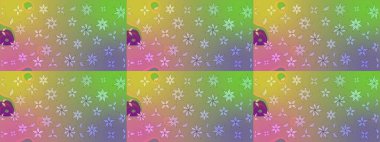 Sevimli çiçek raster deseni. Tarafsız renklerde çiçekler. Sketch Colour Spring Theme eskiz kalıbı. Düz Çiçek Elementleri Tasarımı.