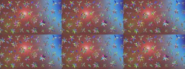 Raster çiçek izi. Çiçek rengi eskiz deseni. Klasik taslak çizimi. Raster Yumuşak kumaş deseni.